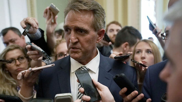 Jeff Flake Says Brett Kavanaugh’s Nomination Is Over if FBI Finds That He Lied
