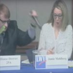 Watch This GOP Guy Snatch a Mic Away from Female Opponent Mid-Debate