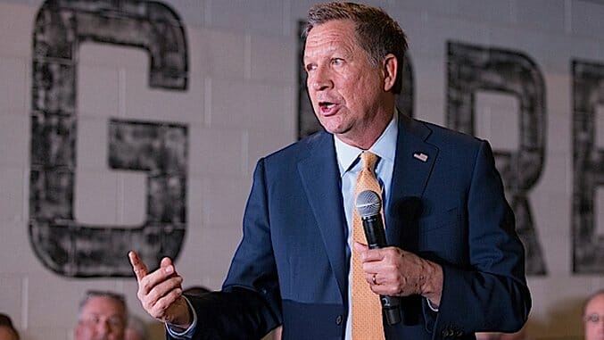 John Kasich Is Trying the “Empathetic Republican” Thing, and It’s Really, Really Not Going to Work