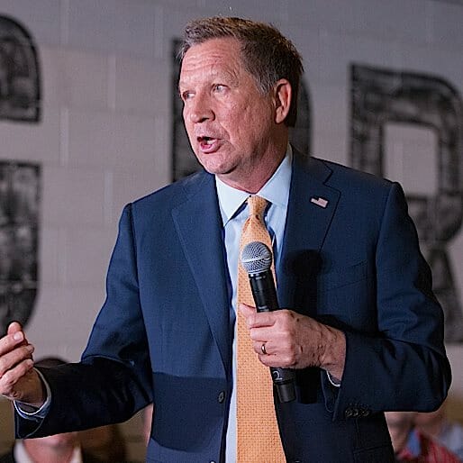John Kasich Is Trying the 