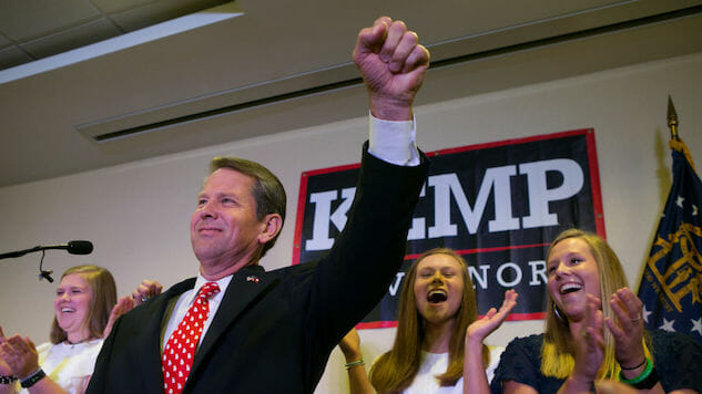 Brian Kemp Couldn’t Figure Out How to Vote on His Own Machines