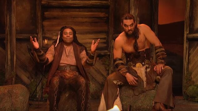 SNL Visits Game of Thrones‘ Afterlife with Jason Momoa