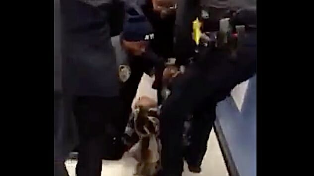 Video: NYC Police Tore a Woman’s One-Year-Old Son from Her Arms Because She Sat on the Floor at a Food Stamp Office