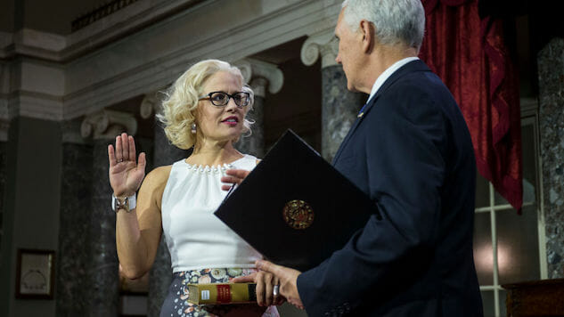 Kyrsten Sinema Sworn in Using Law Book Instead of Religious Text