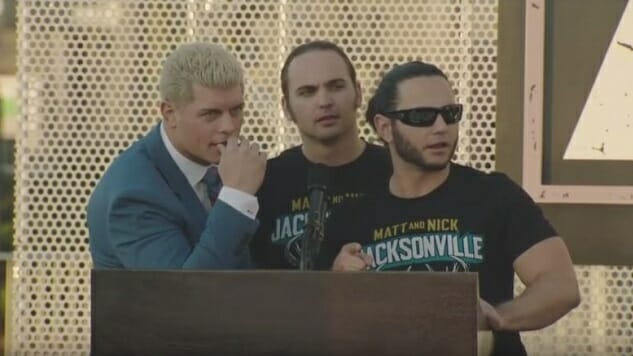 Chris Jericho, WWE’s Neville, and More Surprises from All Elite Wrestling’s Double or Nothing Rally