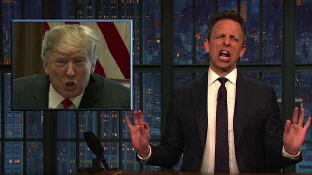 Watch Seth Meyers Have an Absolute Field Day with Trump’s State of the Union Address