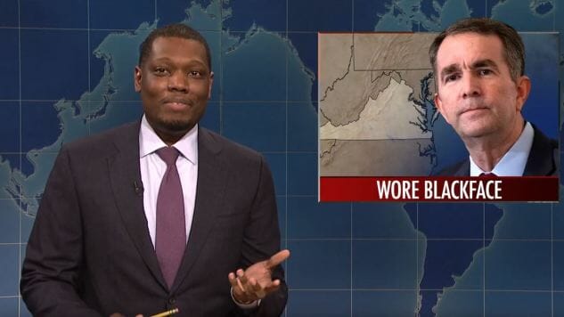SNL‘s Weekend Update Looks at Virginia’s Blackface Problem