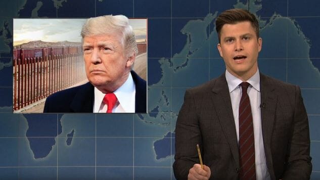 SNL‘s Weekend Update Says Trump Acted Like a “Coke Addict” at His Wall Press Conference