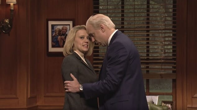 SNL‘s Cold Open Features Jason Sudeikis as a Handsy Joe Biden
