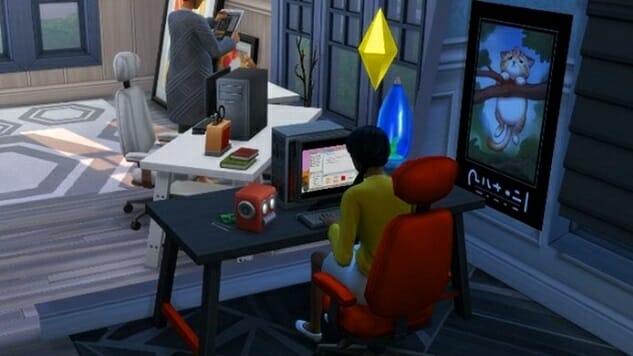 The Freelancer Career Path in The Sims 4 Is So Authentic I’m Gonna Cry