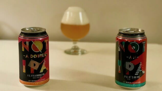 Drinking 2 IPAs from Appalachian Mountain Brewery
