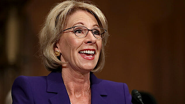 The Betsy DeVos Era at the Dept. of Education Kicks Off With a Misspelled Tweet