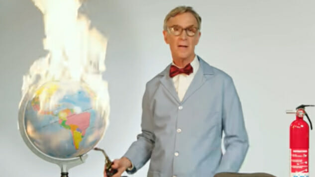 Watch Bill Nye, Climate Change Hero, Set the World on Fire on Last Week Tonight