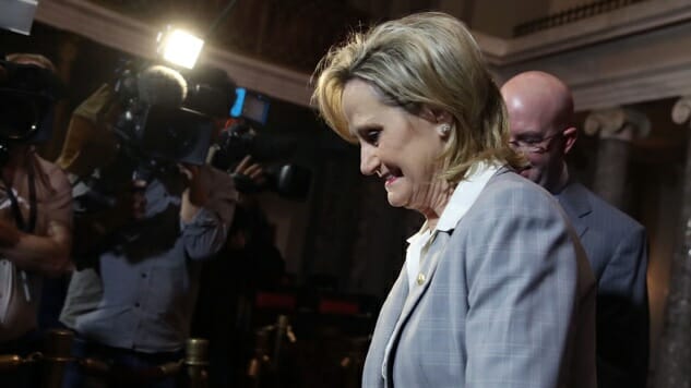 Whether She Likes It Or Not, Sen. Cindy Hyde-Smith Is Today’s Face of School Shootings