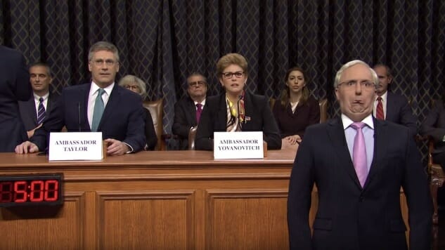 SNL Glams Up the Impeachment Hearings with Soap Opera Storylines and Jon Hamm
