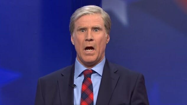 Will Ferrell Leads an All-Star Cast in SNL‘s Take on the Democratic Debate