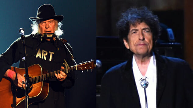 Watch Bob Dylan and Neil Young Share the Stage for the First Time in 25 Years