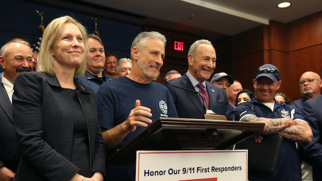 Jon Stewart-Backed Bill for 9/11 First Responders Passed by Senate