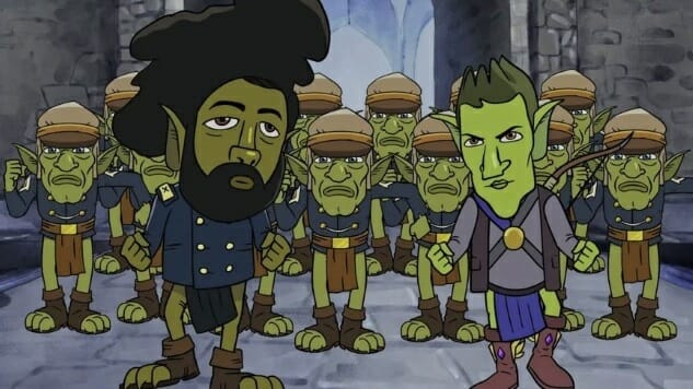 Watch Reggie Watts and a Squad of Goblins Dance into Battle in This HarmonQuest Clip
