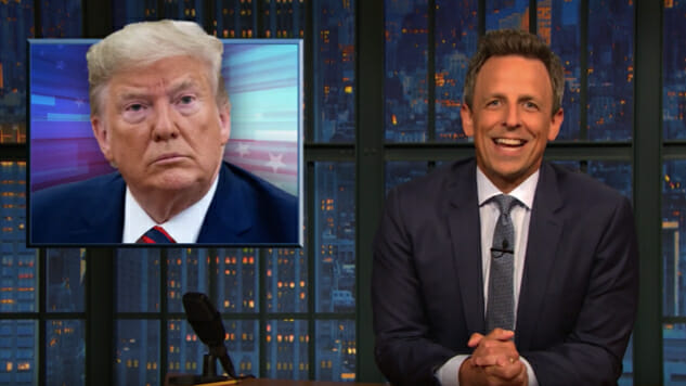 Seth Meyers Takes a Closer Look at Trump’s Meltdown Amid Impeachment Inquiry