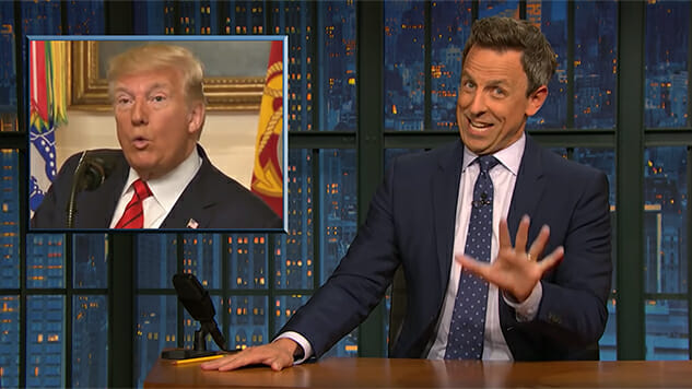 Watch Donald Trump, Rudy Giuliani Make Fun of Themselves on Late Night With Seth Meyers