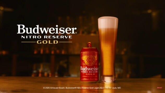 Budweiser Unveils “Nitro-Infused” Nitro Reserve Gold Lager