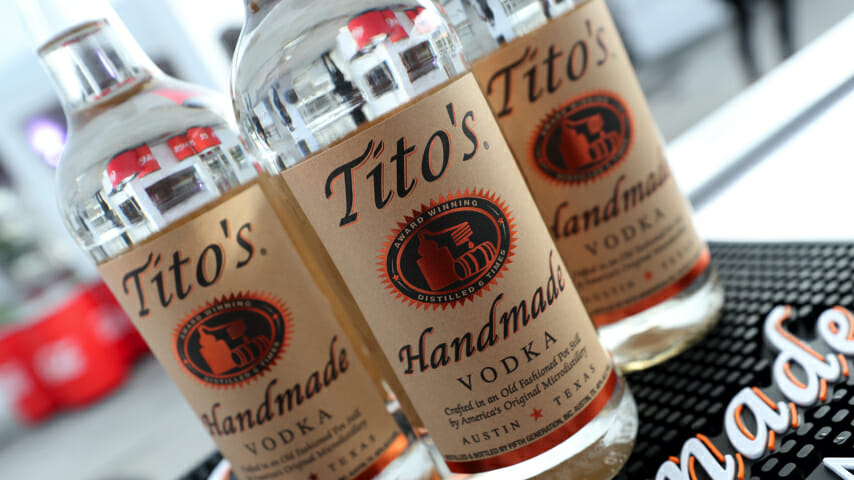 Tito’s Vodka Isn’t a Hand Sanitizer Substitute, Warns Tito’s Vodka
