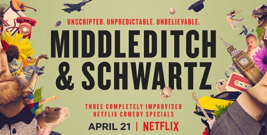 Netflix Releases Official Trailer For Middleditch & Schwartz Improv Specials