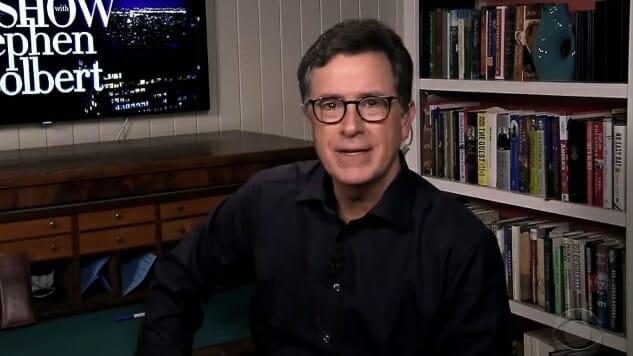 Stephen Colbert Looks at Trump’s Early Bungling of the Coronavirus Crisis