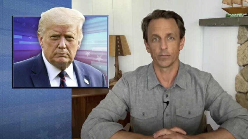 Seth Meyers Takes a Closer Look at Trump Threatening to Delay the Election