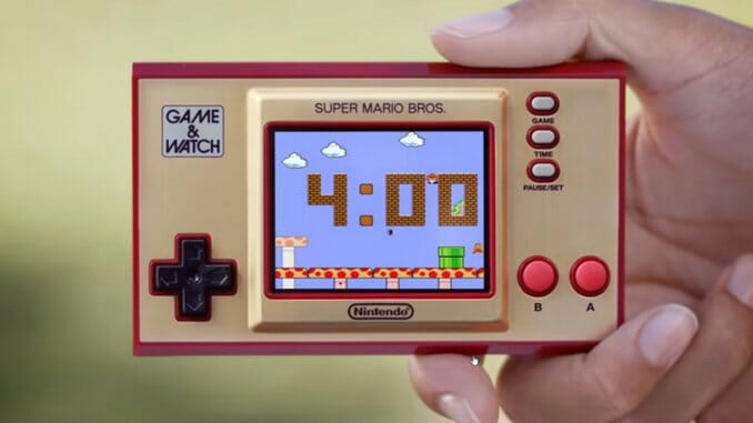 Nintendo Gives a Closer Look at the Tiny Game & Watch: Super Mario Bros in New Trailer
