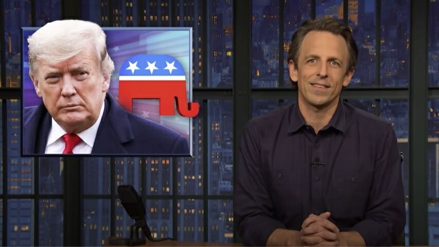 Trump’s Unhinged Call to Georgia’s Secretary of State Gets “A Closer Look” from Seth Meyers