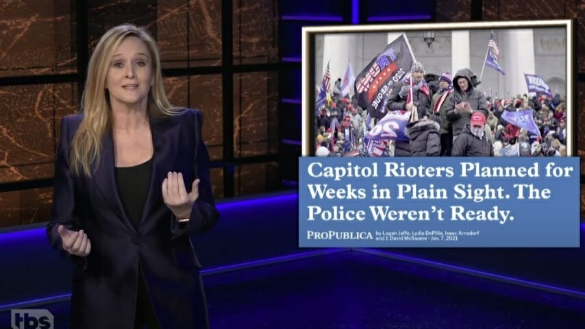 Samantha Bee Examines the GOP’s Responsibility for Last Week’s Violence on Full Frontal