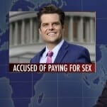 Saturday Night Live Takes on GOP Congressman Matt Gaetz and All the Allegations Against Him