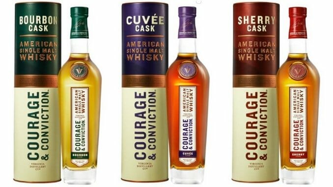 Tasting: Bourbon, Cuvée and Sherry Cask Single Malt Whiskies from Virginia Distillery Co.