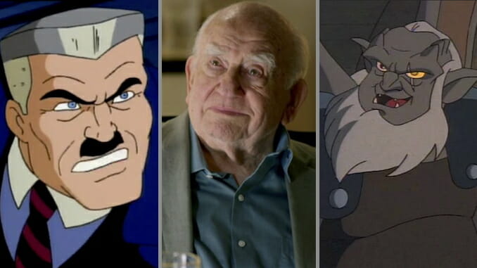 For a Generation, Ed Asner’s Legacy Was the Crotchety King of Cartoon Voiceover
