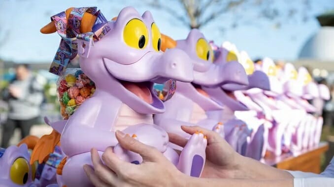 Here’s Why Disney Fans Lined Up for Hours to Buy a Figment Popcorn Bucket
