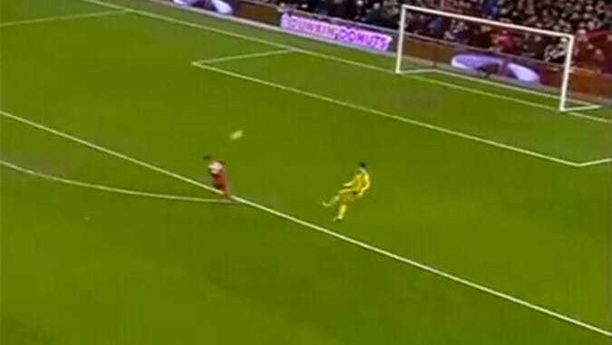 Adam Lallana Shows Why You Should Always Close The Keeper Down