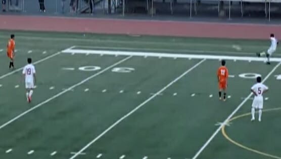 Amazing 55-Yard Free-Kick Goal Wins High School Championship