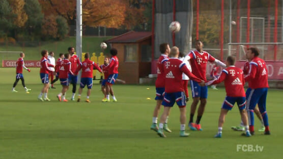 Watch Bayern Munich’s “Bucket Ball” Training Program