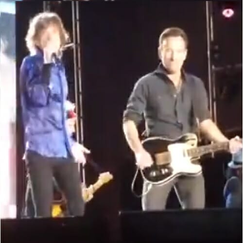 Watch Bruce Springsteen Join The Rolling Stones in Portugal for “Tumbling Dice”