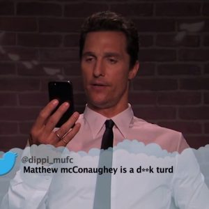 Watch Matthew McConaughey, Emma Stone and Others Read Mean Tweets About Themselves