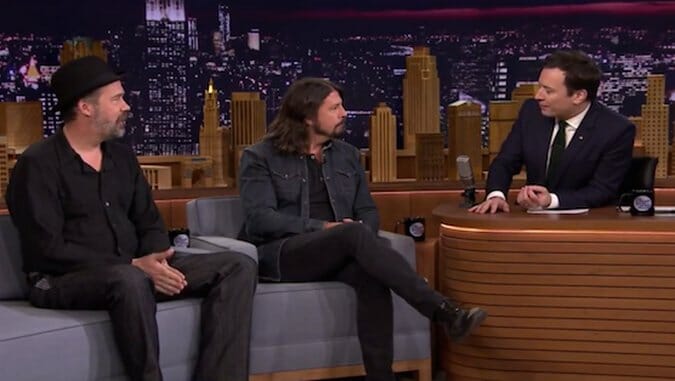 Watch Nirvana’s Dave Grohl and Krist Novoselic on The Tonight Show