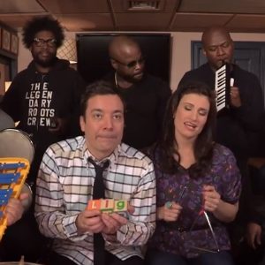 Watch Idina Menzel, Jimmy Fallon and The Roots Play an Elementary School Cover of “Let It Go”