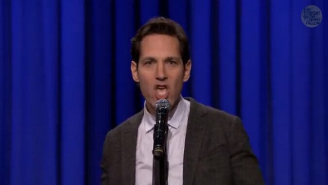 Watch Jimmy Fallon and Paul Rudd Face Off in an Epic Lip Sync Battle