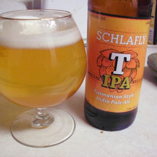 Schlafly Brewing's Tasmanian IPA--Get It While You Can