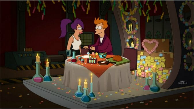 Futurama: “2-D Blacktop”/”Fry and Leela’s Big Fling” (Episodes 7.14/7.15)