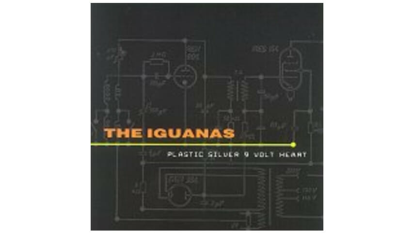 The Iguanas – Plastic Silver 9 Volt Heart