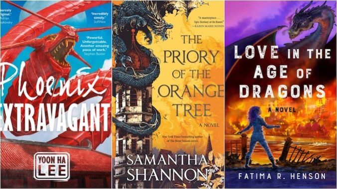 A Flight of Dragon Books: Six Stories to Set Your Library on Fire