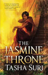 The Jasmine Throne cover queer fantasy